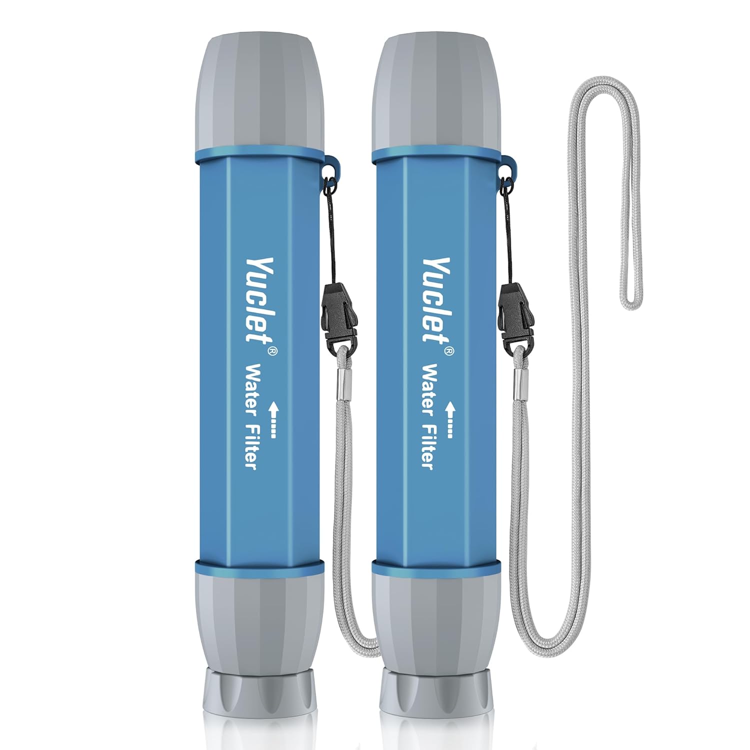 Yuclet Water Filter Straw 2 Pack - Ultimate Survival Essential