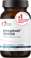 OmegAvail TG1000 Triglyceride Fish Oil - High Strength Omegas