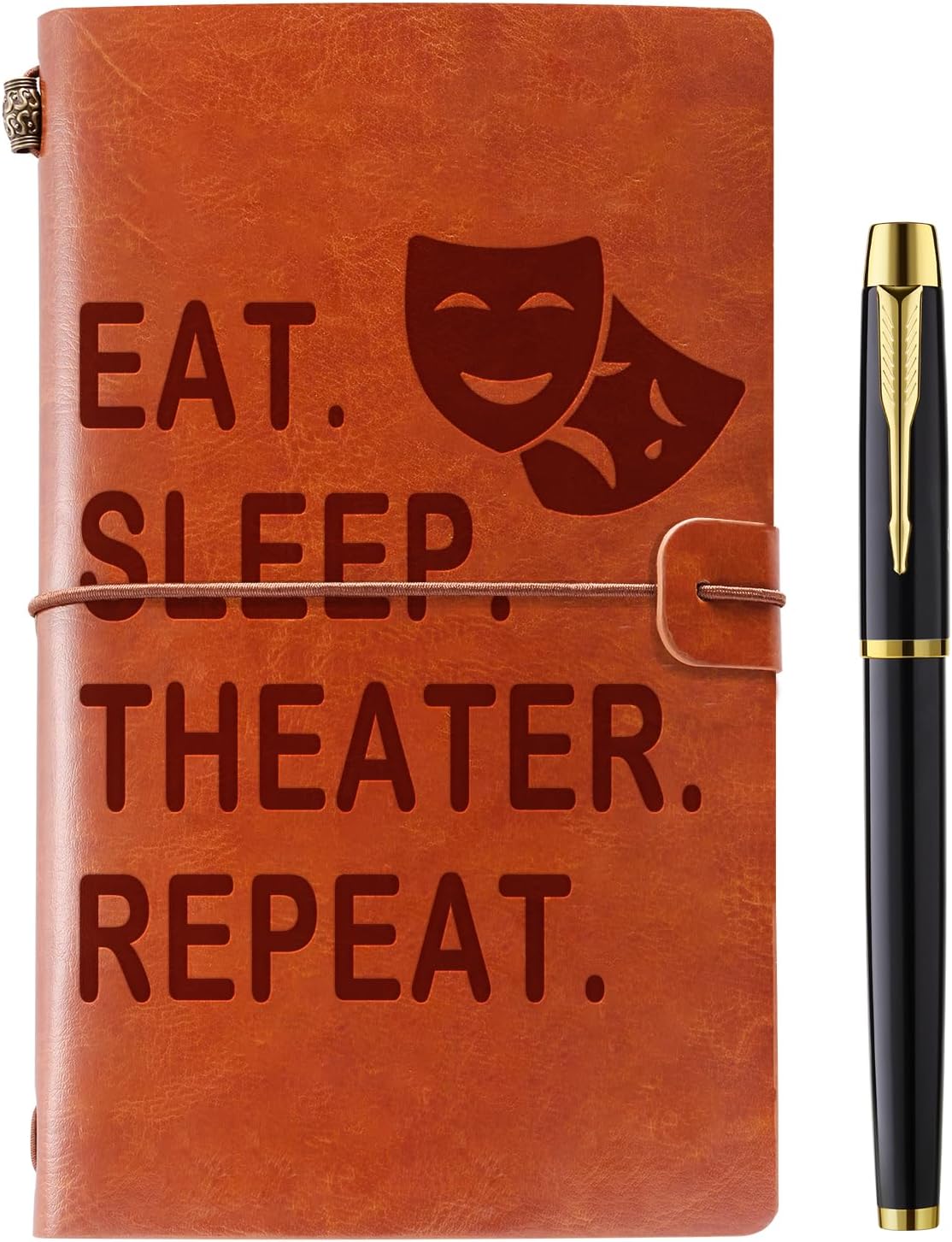Musical Theater Leather Journal - Gift for Theater Fans