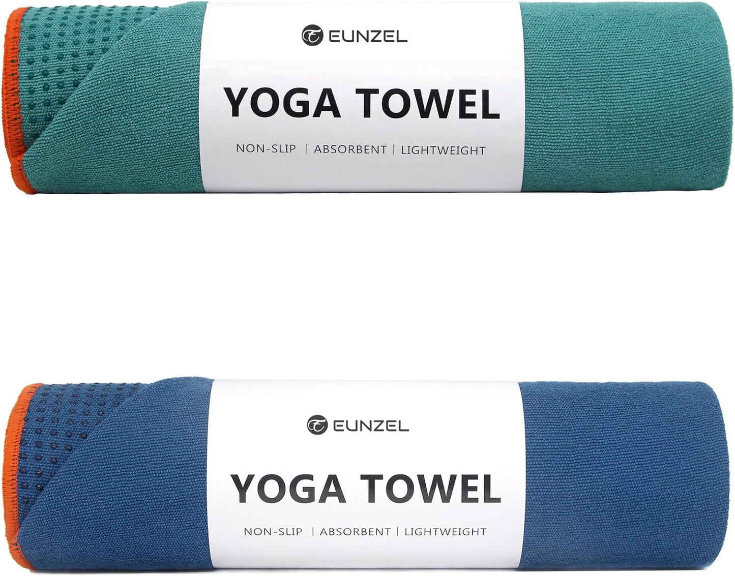 Eunzel Hot Yoga Towel - Microfiber Non Slip Mat Towel Set