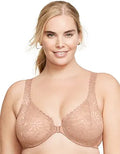 Glamorise Plus Size Wonderwire Lace Front-Closure (Style QZFZ)