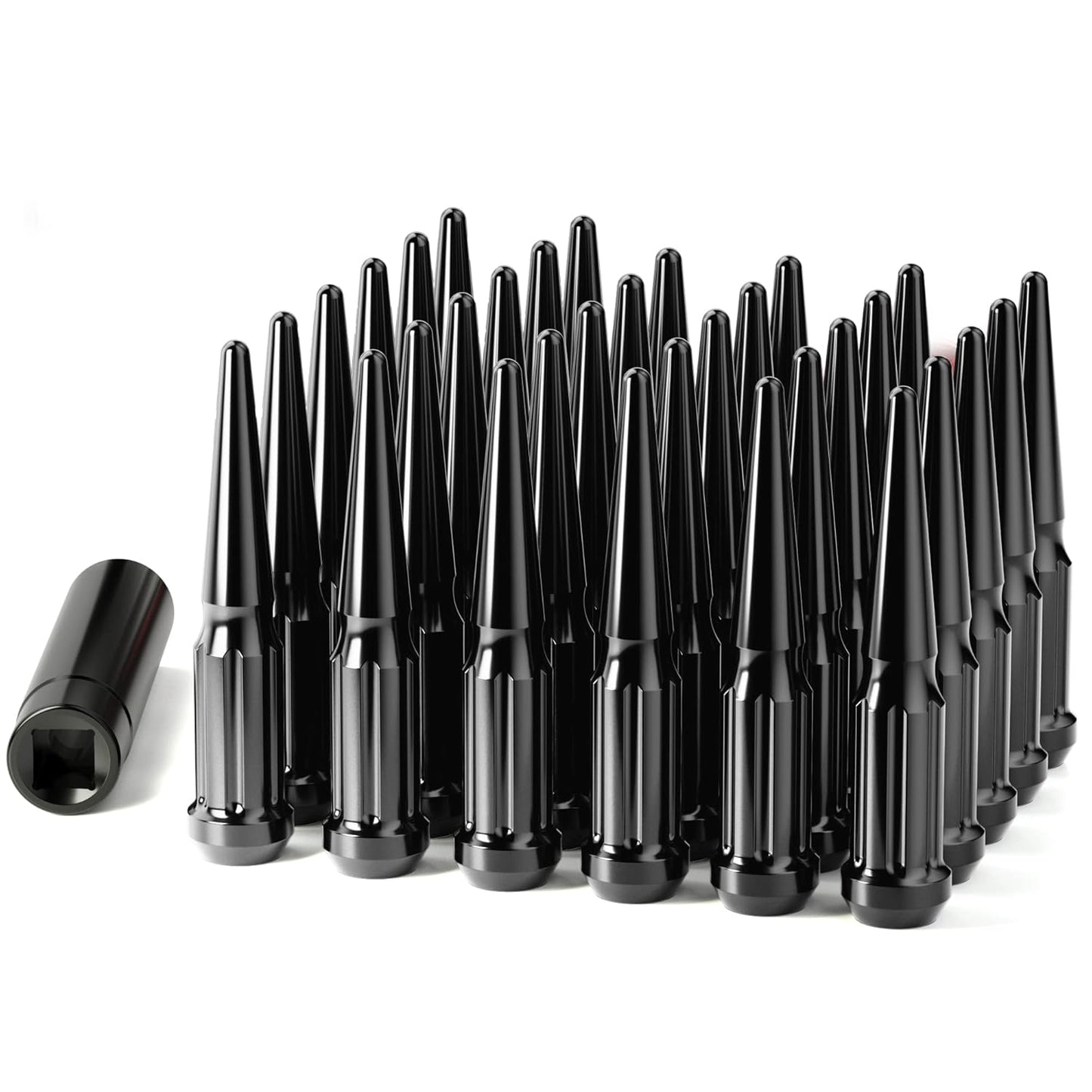 M14x1.5 Spike Lug Nuts Set for Chevy Silverado and More