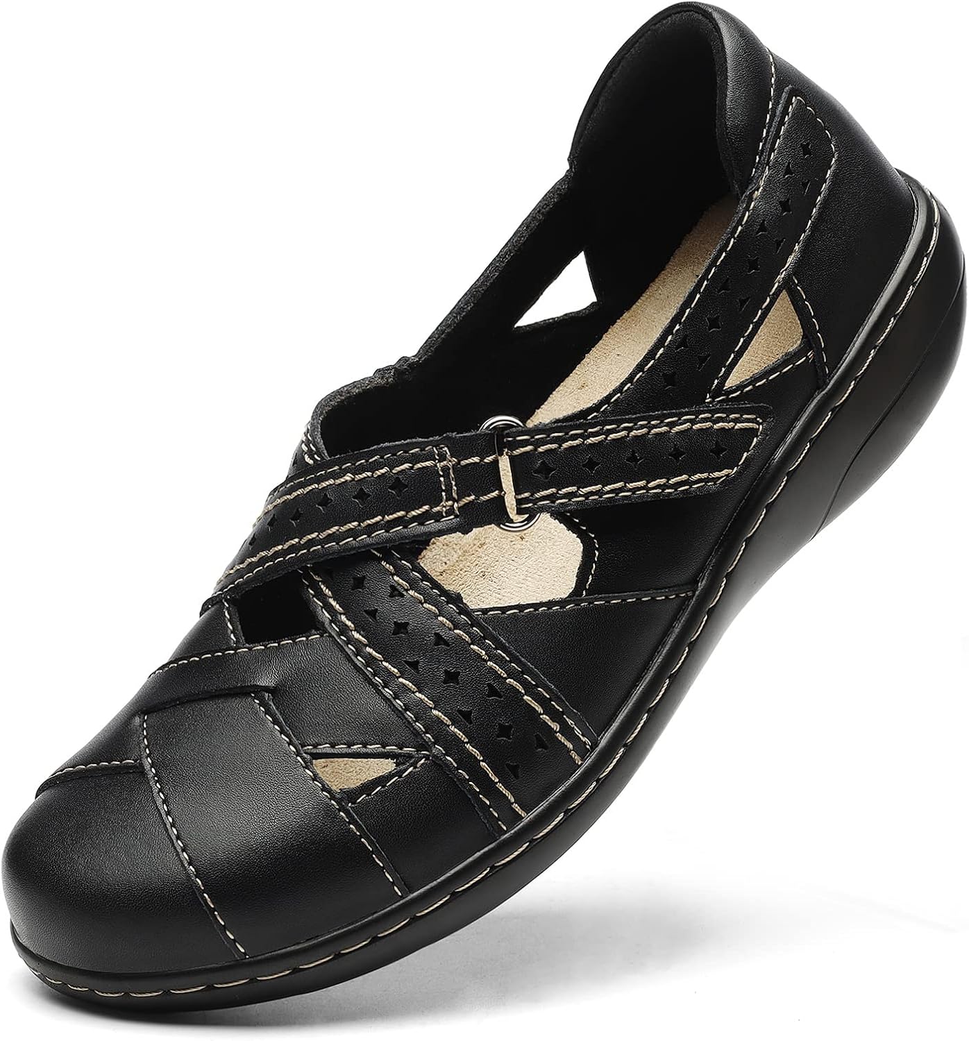 TERRIKAT Women's Casual Loafers Slip On Comfort Walking Flats
