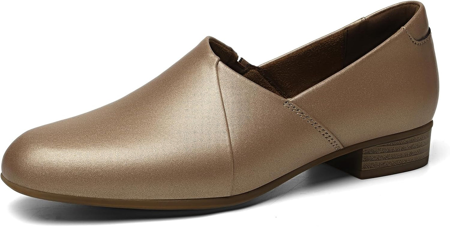 Women's Classic Comfort Leather Loafers for Everyday Work