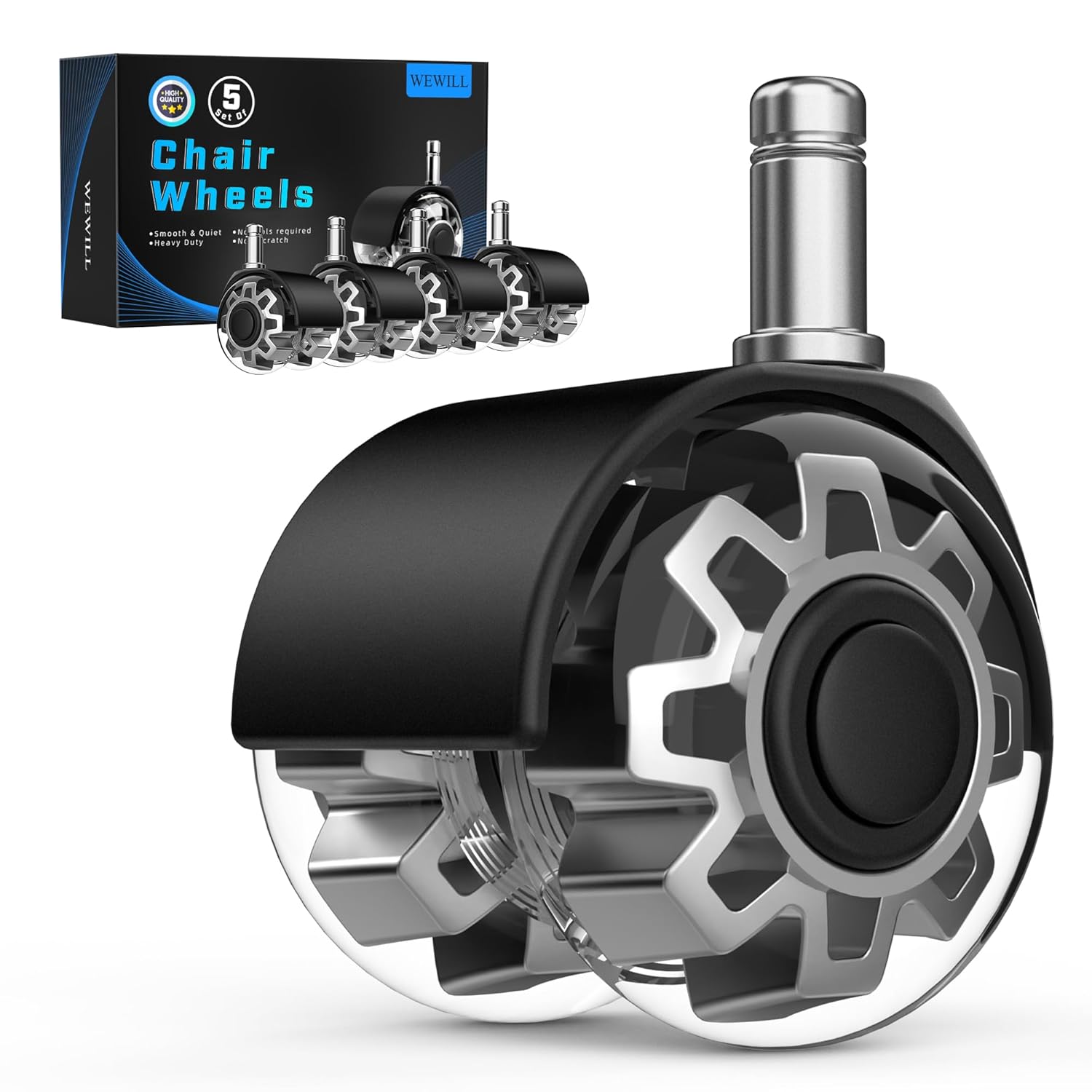 Protect Floors with Heavy Duty Office Chair Wheels