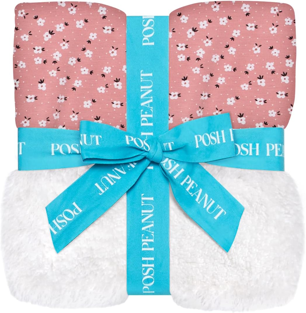 Posh Peanut Square Plush Patoo - Cozy Toddler Blanket for Kids