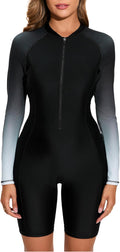 Halcurt Women's Boyleg One Piece Rash Guard - UPF50 (Style S3GP)