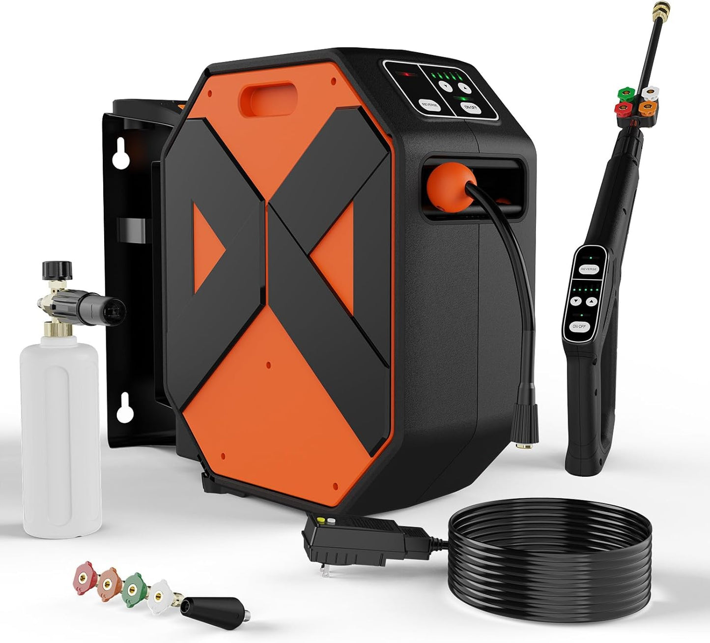5200 PSI Remote Control Pressure Washer - Ultimate Cleaning Power!