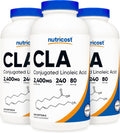 Nutricost CLA 2,400mg 240 Softgels - High-Purity CLA