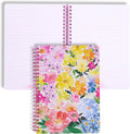 Cute Floral Mini Spiral Notebook - Durable Hardcover Journal