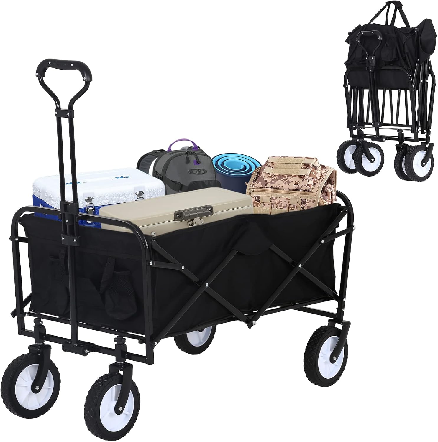 Collapsible Beach Wagon - Heavy Duty & Portable