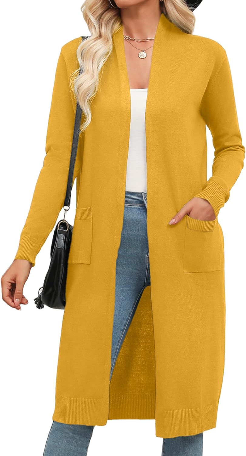 Zeagoo Women's Long Cardigan Sweaters for Stylish Comfort