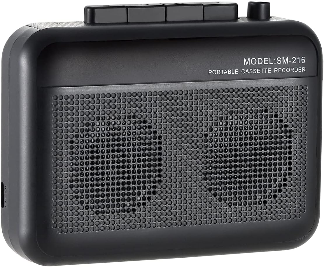 Portable Cassette Player Recorder with Bluetooth for Nostalgia