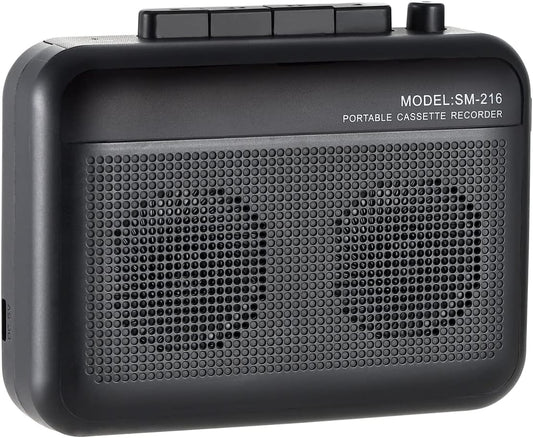 Portable Cassette Player Recorder with Bluetooth for Nostalgia