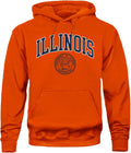 Barnesmith Hooded Sweatshirt Unisex - Comfortable Illini Logo Hoodie