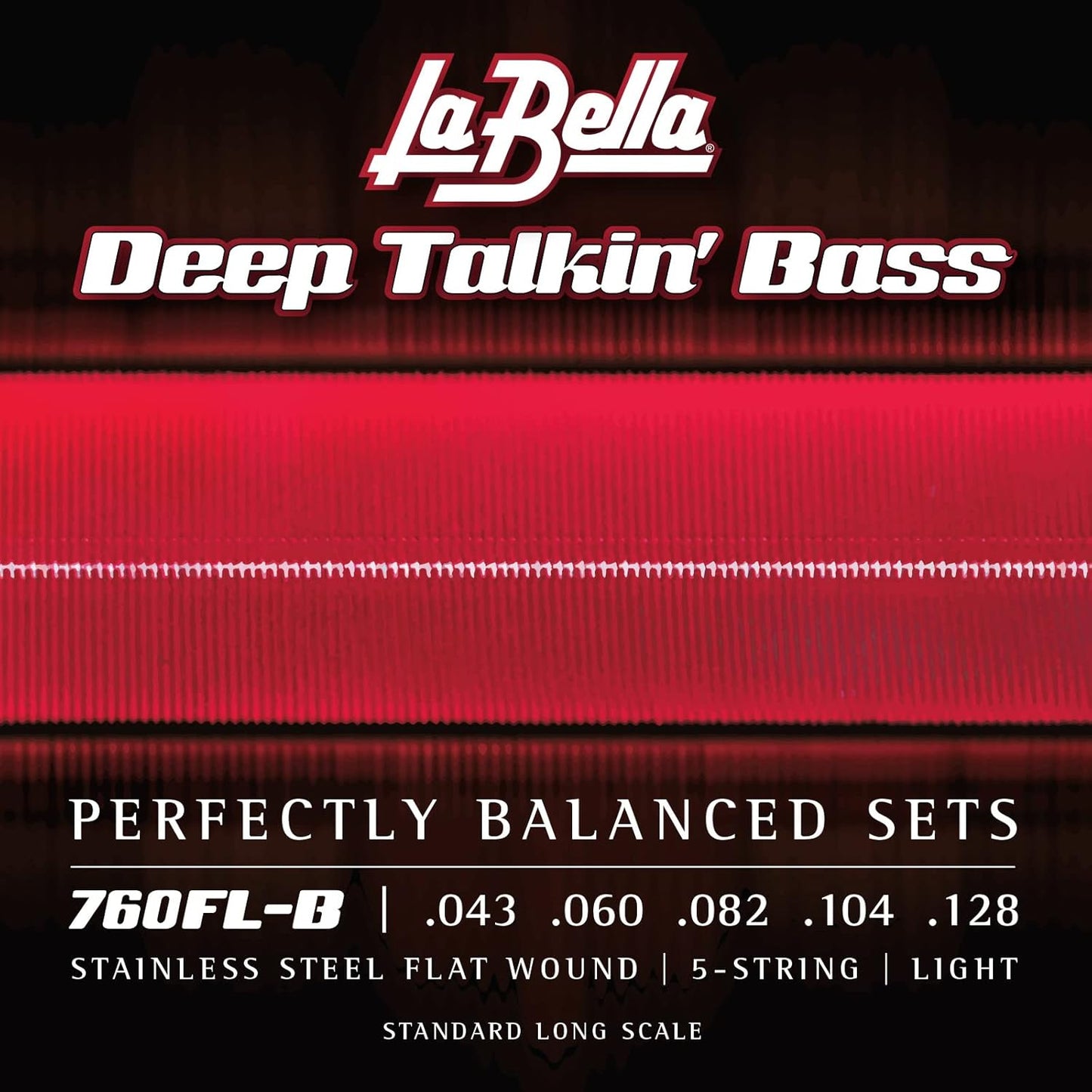 La Bella Deep Talkin' Stainless Steel Bass Strings - Heavy Gauges