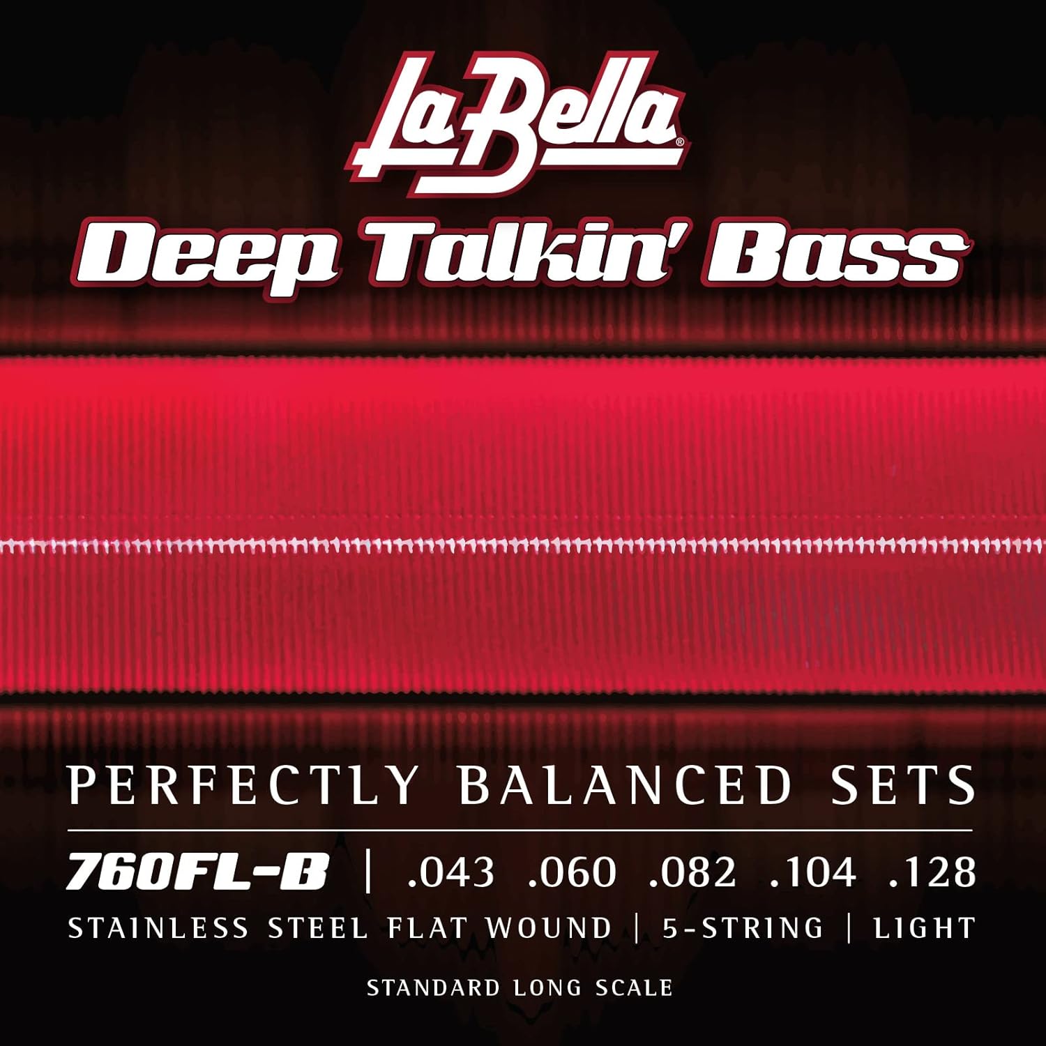 La Bella Deep Talkin' Stainless Steel Bass Strings - Heavy Gauges
