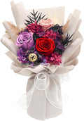 Preserved Flowers Bouquet with Gift Box - Long-Lasting Rose Gift