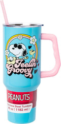 Peanuts Snoopy and Woodstock Feelin' Groovy Tumbler 40oz