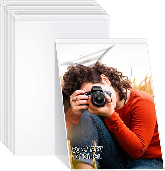 Easy Self-Seal Laminating Pouches for Photos/ Cards