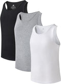Men's Tank Top Bamboo Rayon Undersirts - Cool Moisture-Wicking Fit Our