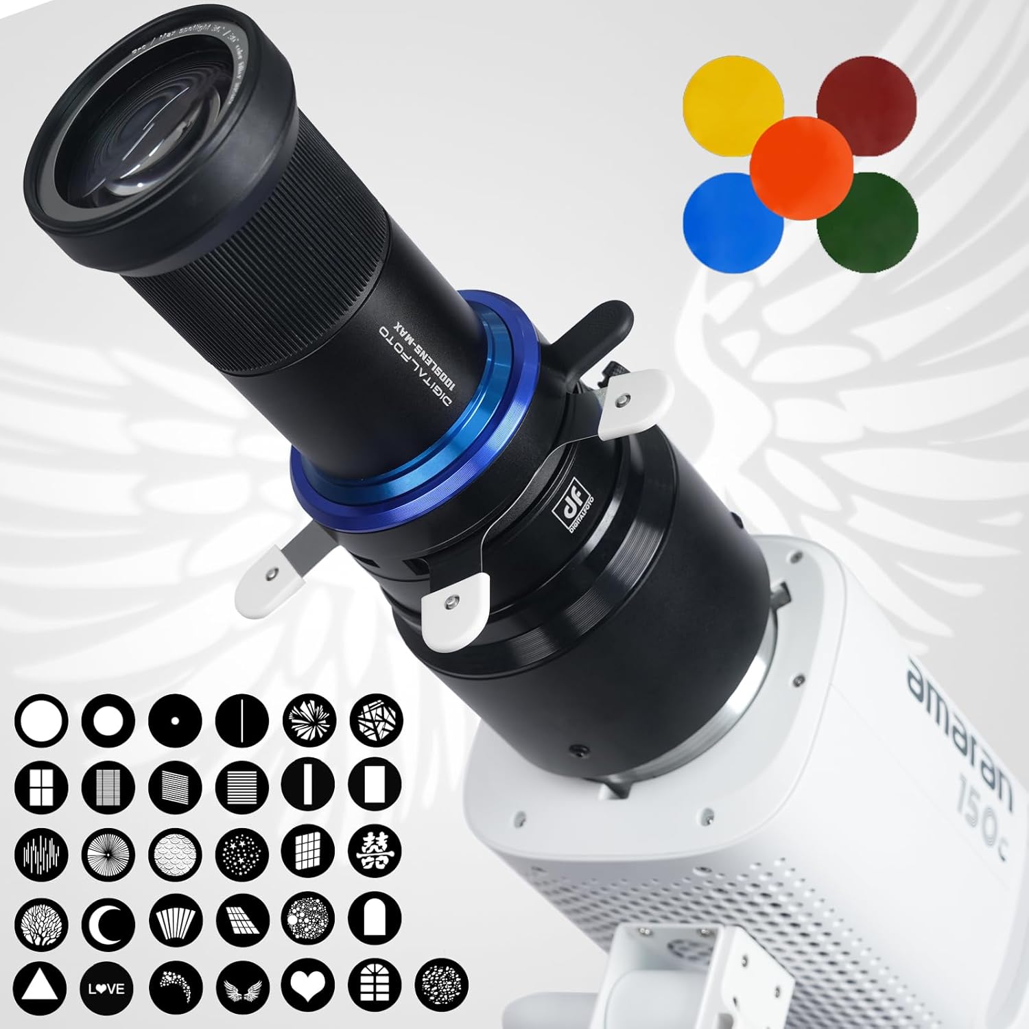 Bowens Mount Optical Snoot Photography for Creative Lighting