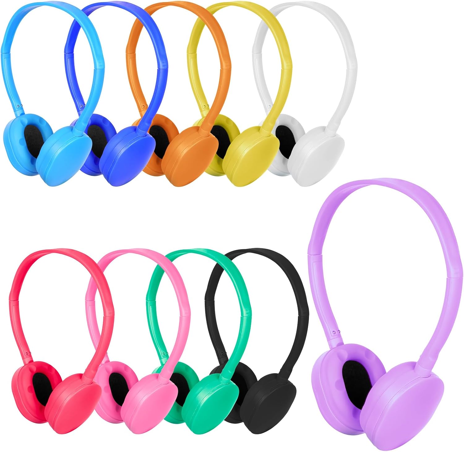 Classroom Kids Headphones Bulk 30 Pack for Students and Teens
