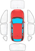 KMF 8pcs Thicken Full Window Sun Shades for Mazda CX-5 2017-2025