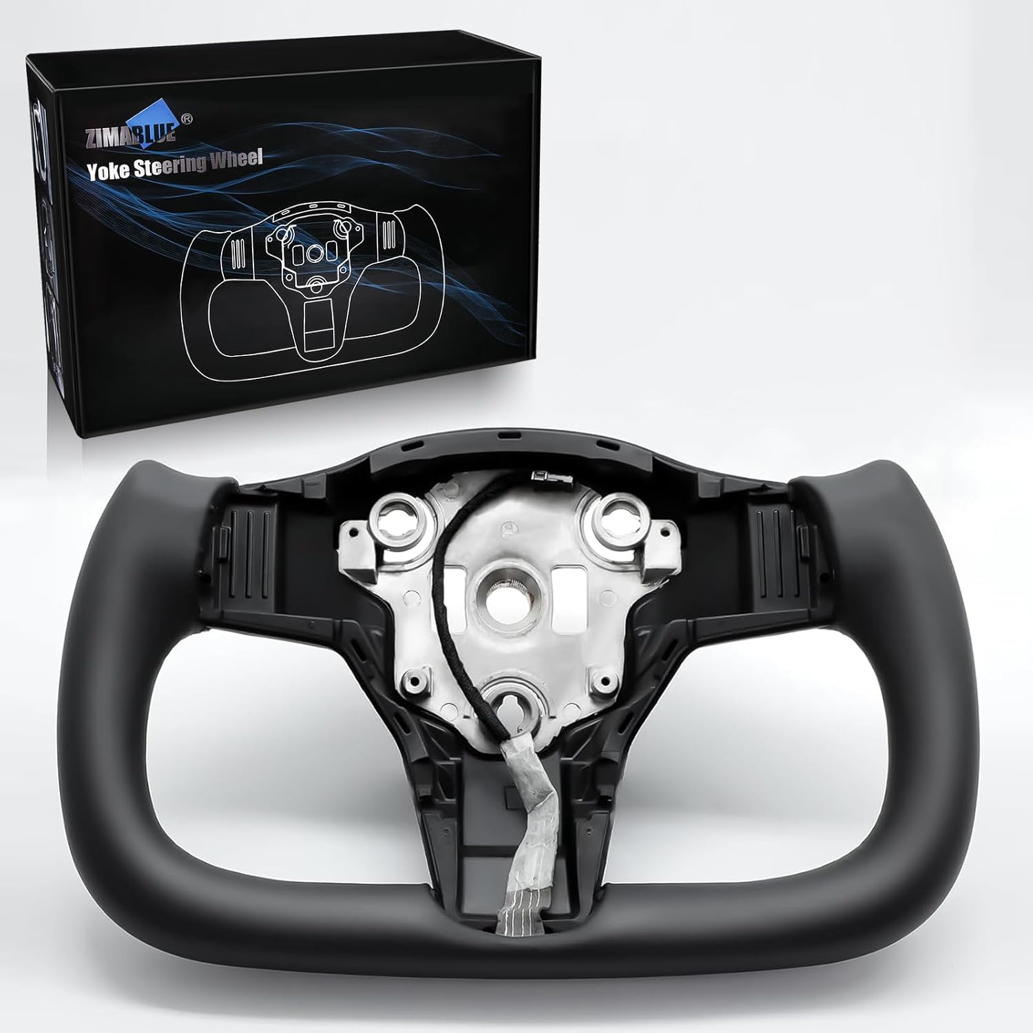 ZIMABLUE Yoke Steering Wheel for Tesla Model 3 and Y