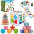 Baby Toys 6-12 Months Montessori 5-in-1 Sensory Set - Early Learning