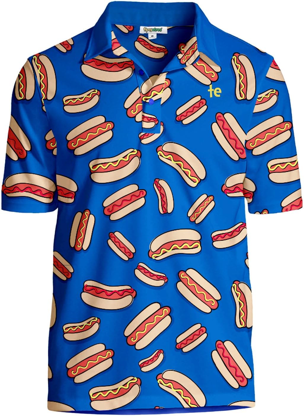 Tipsy Elves Golf Shirts for Men - Performance Polo for Comfort