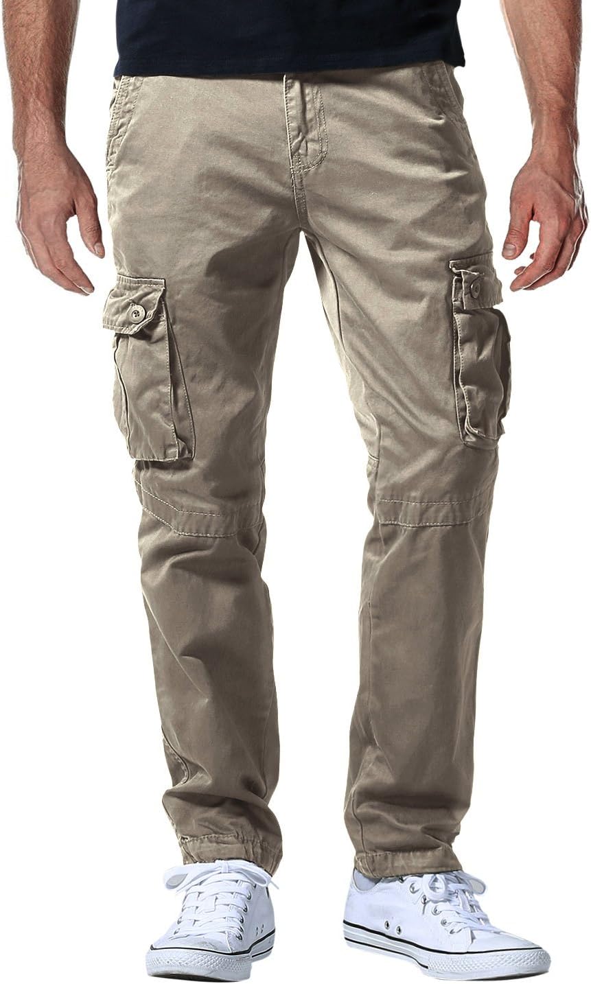 Match Men's Casual Wild Cargo Pants for Outdoor Adventures