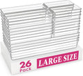 Criusia 26 Pack Clear Drawer Organizers - Large Multi-Size Set