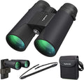 12X42 Binoculars for Adults with Phone Adapter - Compact HD Optics