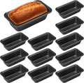 Mini Loaf Pan 12 Pack - Nonstick Mini Bread Tins for Baking