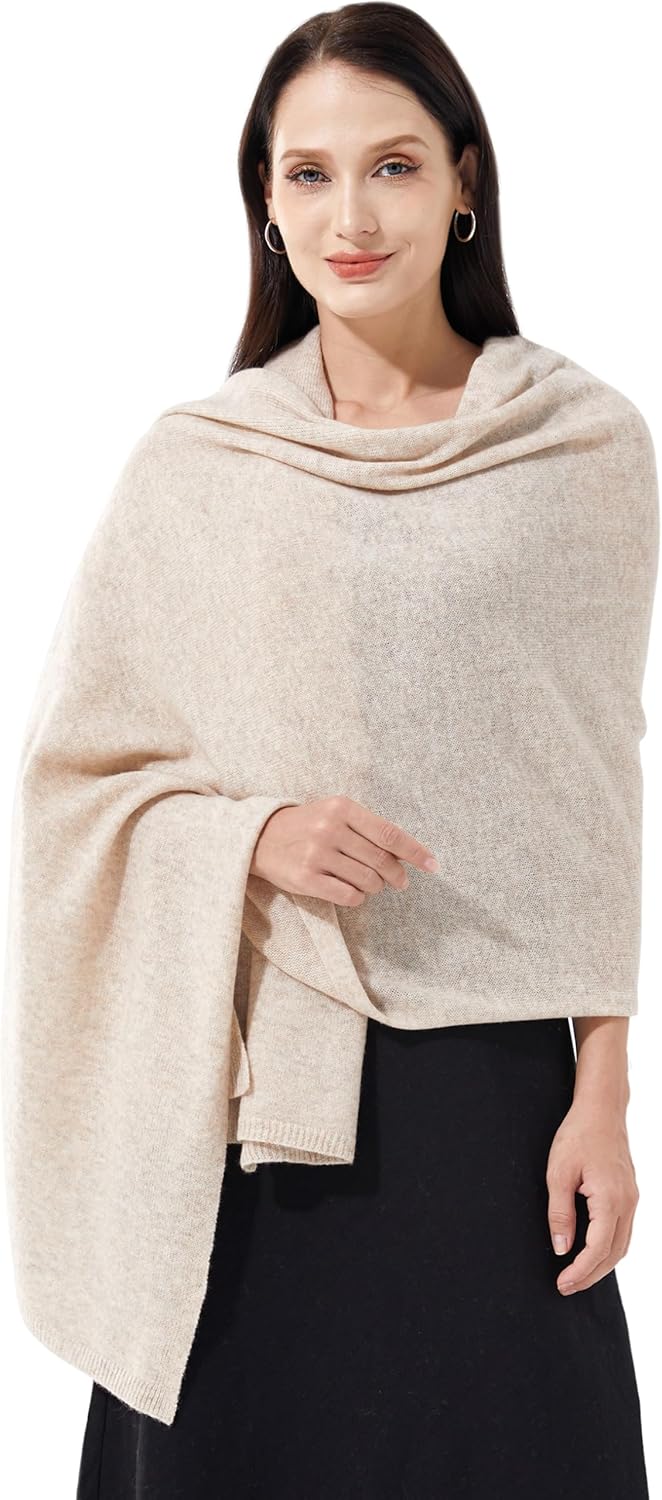 Soft Cashmere Blend Wrap Chic Scarf Stole for Women Travel