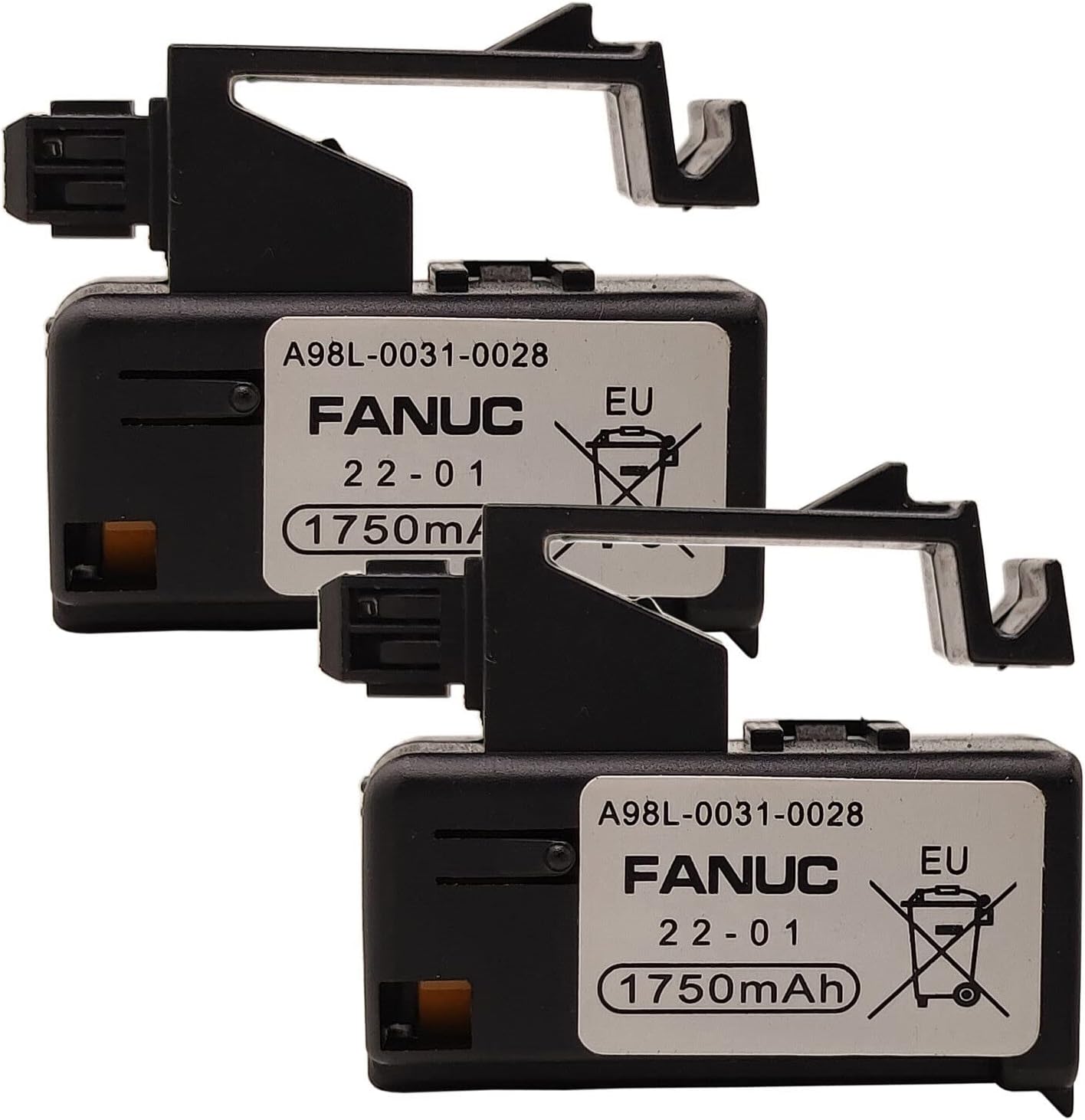 Replacement Battery for Fanuc A98L-0031-0028 - 2-Pack