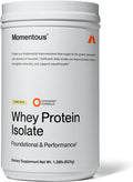 Essential Grass-Fed Whey Protein Powder - 20 g Whey Isolate, Vanilla