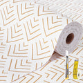 Shelf Liner for Kitchen Cabinets Non Adhesive Drawer Liner Gold Arrow