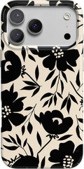 Casely iPhone 17 Pro Case Dark Fantasy - Slim Floral Protection