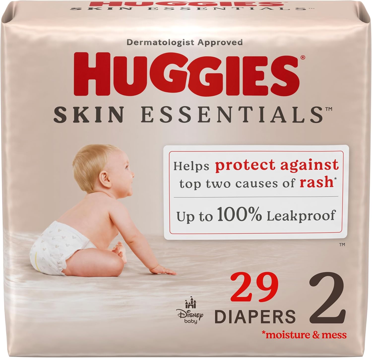 HUGGIES Skin Essentials Size 2 Diapers, 29 ct - Comfort for Your Baby