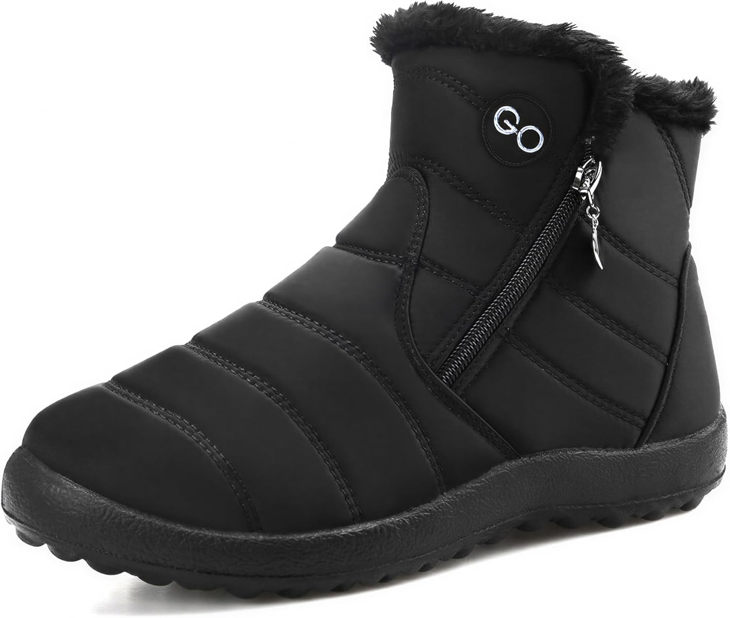 HARENCE Snow Boots for Women - Waterproof Warm Fur Lined Booties