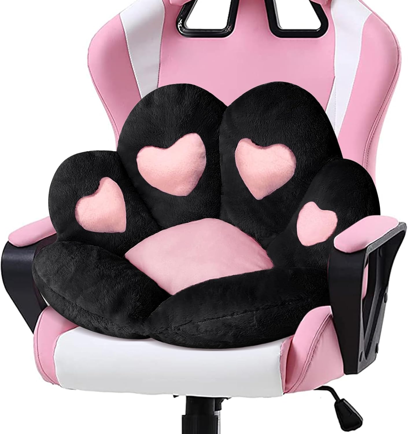 Ditucu Kawaii Cat Paw Cushion: Comfy Heart-Shaped Seat Pad