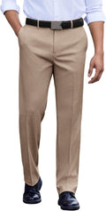 Men's Classic Fit Dress Pants for Men - Flat Front Straight Casual