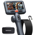 Dual Lens Articulating Endoscope Camera with 4.5in Screen - Clear