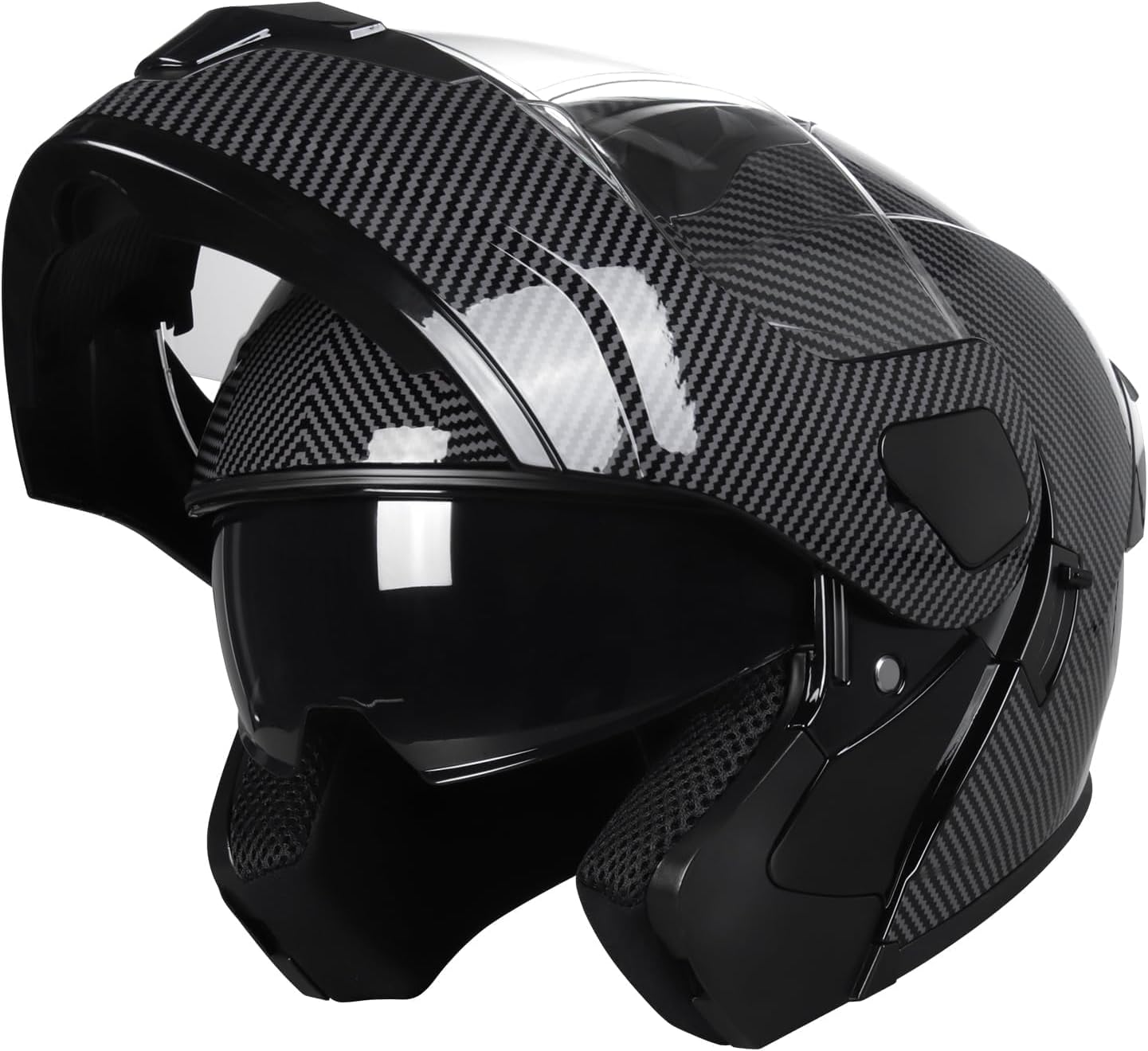 SPARK DOT Approved Modular Flip-Up Dual Visor Motorcycle Helmet