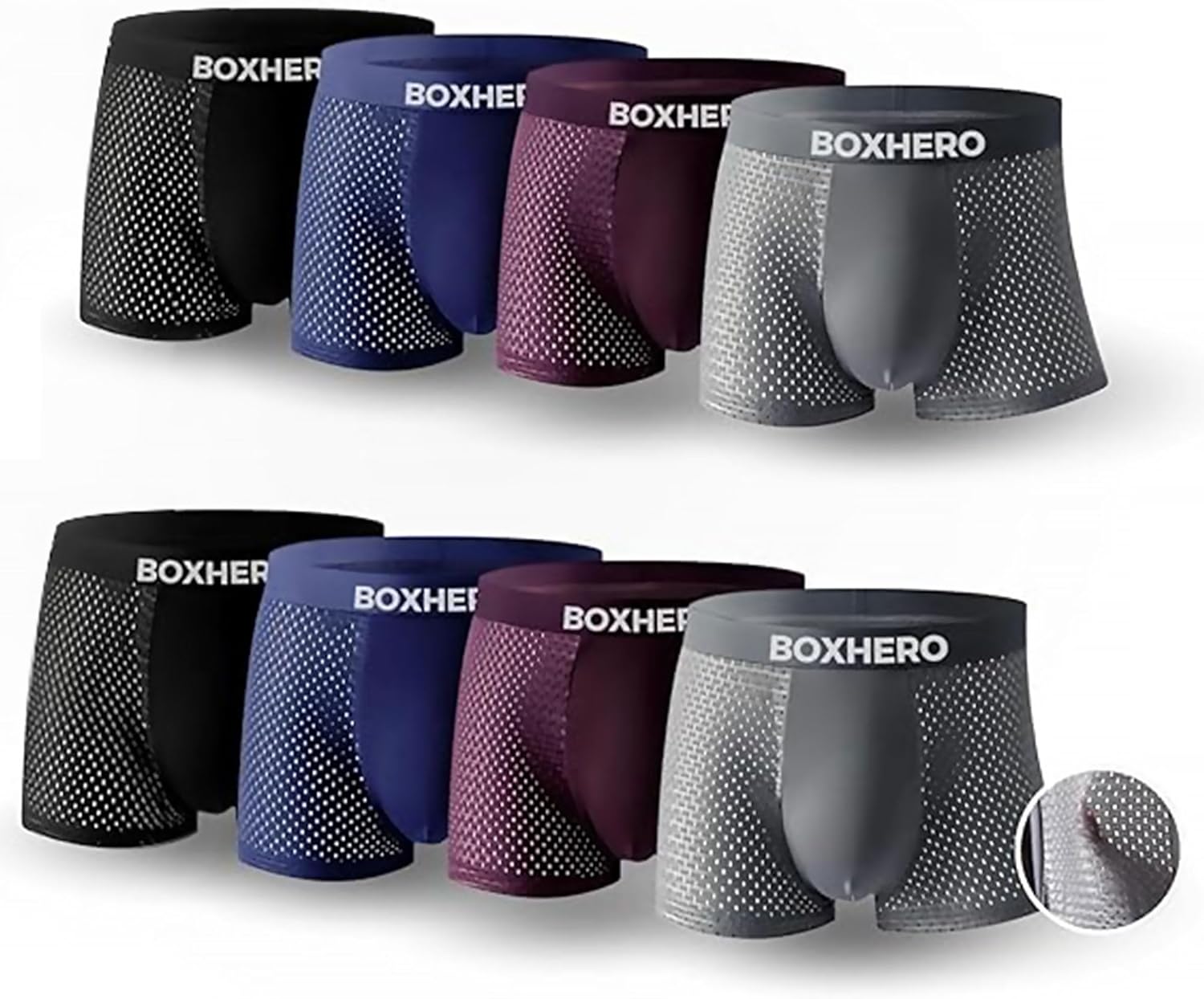 Boxhero 2025 Upgrade Bamboo Boxer Briefs for Ultimate Comfort