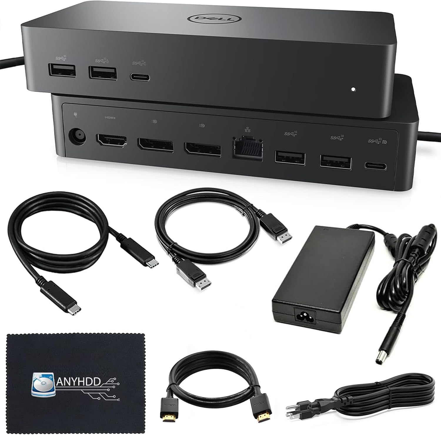 Dell UD22 Docking Station for Dual Monitors with 130W Adapter