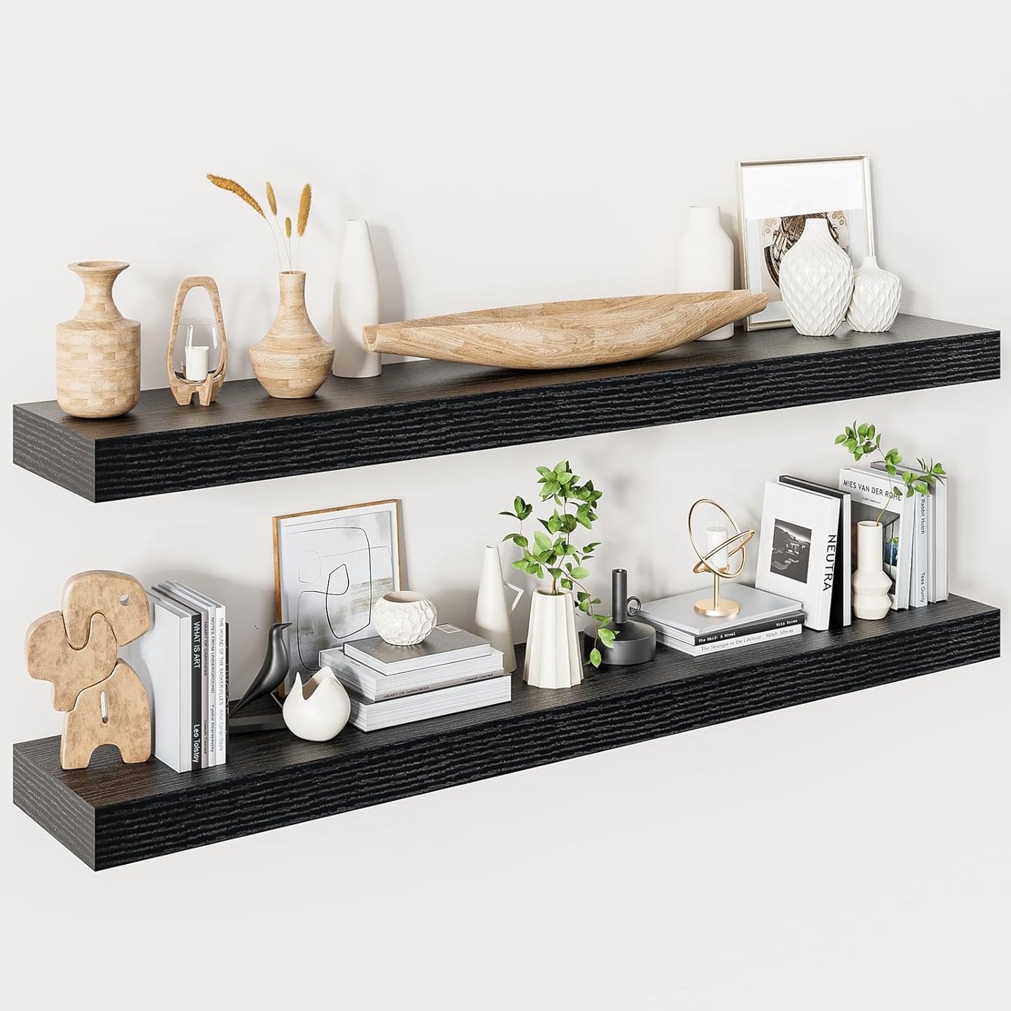 Heimlove Floating Shelves for Wall - Modern Rustic Design
