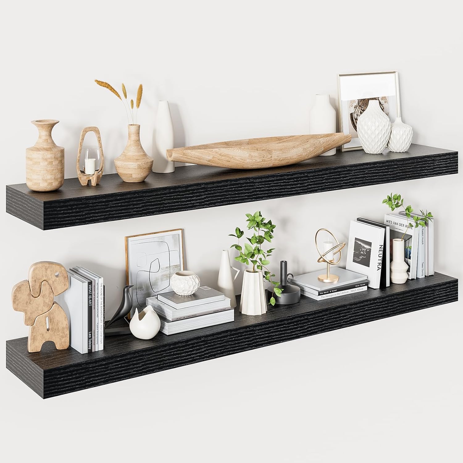 Heimlove Floating Shelves for Wall - Modern Rustic Design